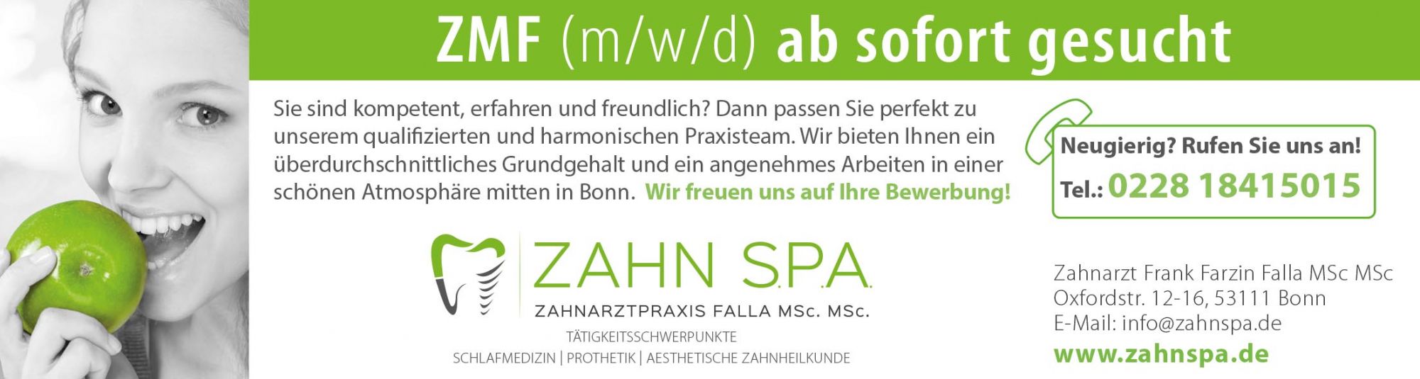 Stellenanzeige ZFA